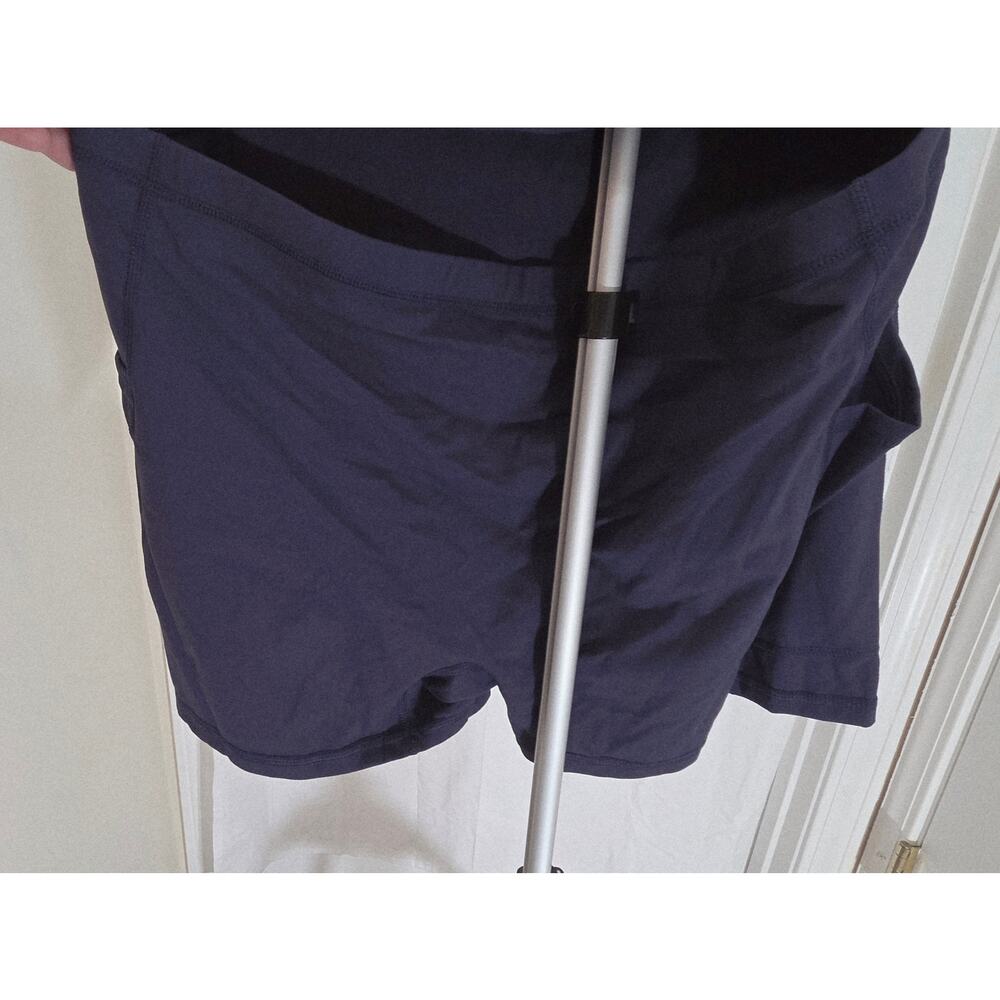 HALARA Navy Blue Mini Dress with Crisscross Back - Picture 4 of 8